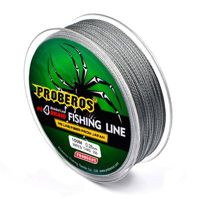 China OEM factory wholesale high tensile 4 300 of 8 9 16 braid fishing line 500 2000meter pe braided fishing line for sale