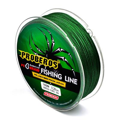 China High Tensile Lure Fishing Tackle Shit Fishing Line 4 Strands Braided Wire Fishing Line for sale