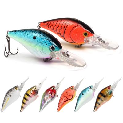 China 6cm jerk bait fishing lures bait 12g for sea crank plastic hard swimbait FC02 for sale