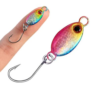 China 22mm 24mm 28mm 2g 3g 5g Spinner Lure Fishing Lures Metal GJ-003 for sale