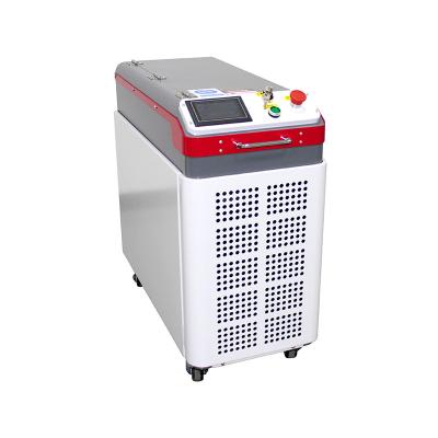 China Stainless steel Stainless Steel Aluminum Metal Rust Removal Surface 100w Fiber Laser Cleaning Machine for sale