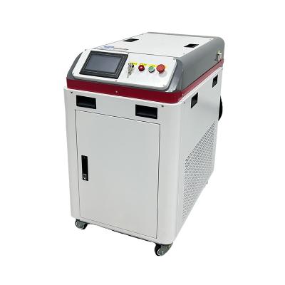 China Stainless steel 500W Fiber Laser Rust Removal Mold Cleaning Paint Remove Laser Cleaner Machines for sale