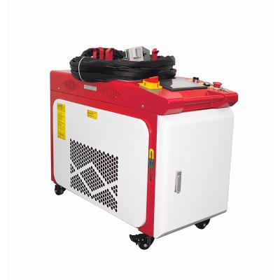 China Stainless steel Handheld Continuous Laser Rust Removal 1000W 1500W 2000W Metal Surface Cleaner Oil Stain Laser Cleaning Machine for sale