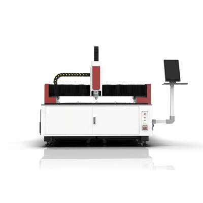 China Water-cooled 1500W 2000W 3000W CNC Laser Cutter Fiber Metal Sheet Cutting Machine for sale