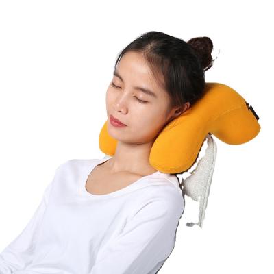 China Multi-Function Foam Head Neck Pillow Polyurethane Nap Office Memory Foam Sleep Pillow Sleep Protector Artifact for sale