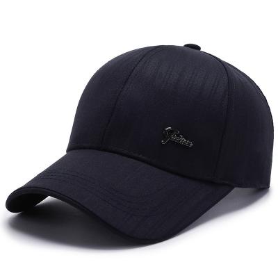 China New COMMON gorras products OEM brand baseball hats promotional hats with metal logo for sale