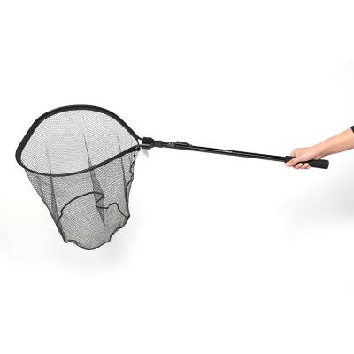 China Best Price Fishing Carp Aluminum Quick Folding Landing Net 40*35*80cm/40*35*110cm/46*40*150cm for sale