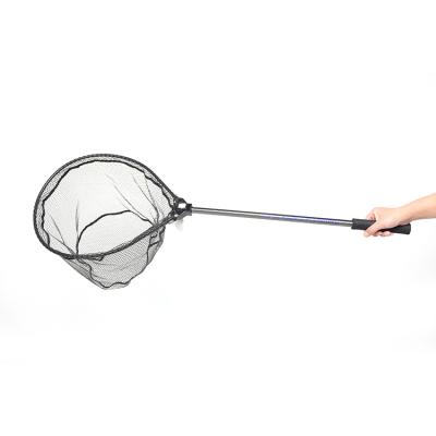 China High Quality Fly Handle Anti-skidding Fish Landing Net 47*37*112cm for sale