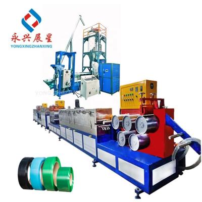 China Automatic Single Screw Extruder PET Strap Extruder Machine with 3 Cooling Zones for sale