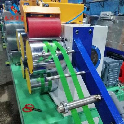 China 3.5T Single Screw Extruder PET Strap Extrusion Machine with 3kw Cooling Power and Output for sale