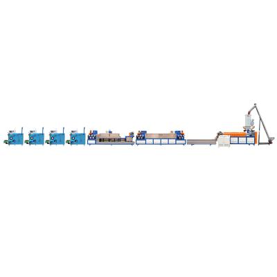 China 9mm PP Strap Band Extrusion Line , PP Packing Belt Extrusion Machine for sale