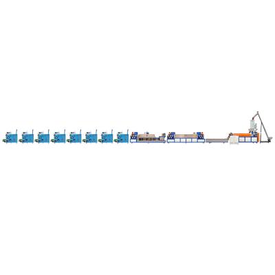 China Double Screw PP Packing Strap Making Machine , 9mm PP Strap Extrusion Machine for sale