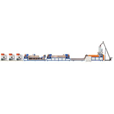 China Fully Automatic PP Strap Production Line , 9mm PP Packing Belt Extrusion Machine for sale