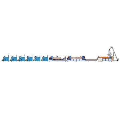 China Single Screw PP Strap Band Extrusion Line 125mm PP Strap Making Machine for sale