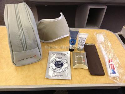 China Business Gift Airline Travel Amenities Kits Business Class Airline Bags Airline Cabin Supply for sale