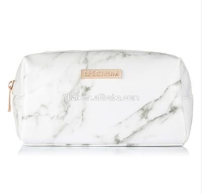 China Cosmetics Convenience Wholesale Custom Makeup Bags Cheap Marble Cosmetic Pouch For Travelers for sale