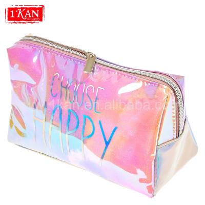 China Cosmetics Convenience 2019 Most Popular Cosmetic Bags Shining Color PVC Pouch for sale