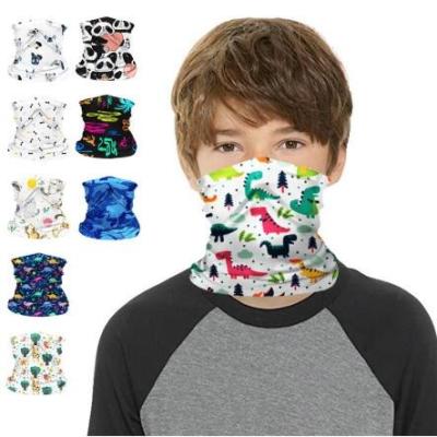 China Daily Life Kids Youth Neck Cuff Sun Protect Washable Bandana Junior UV Scarf Tube Cover Face Protection Anti Dust Neck Cuff for sale