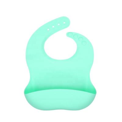 China Morden Luxury Keep Stains Off Comfortable Soft Baby Bib , Easily Wipe Clean Silicone Bibs Baby for sale