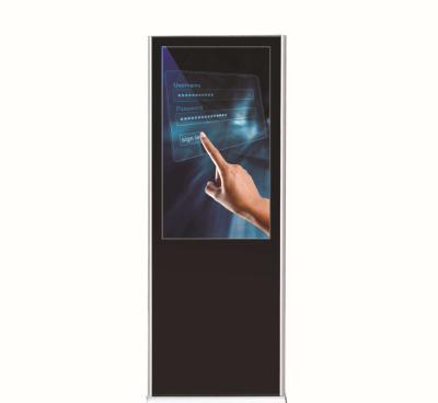 China SDK 55 Inch Indoor Floor Standing LCD Digital Display Signage with 10 Point IR Touch LCD Advertising Kiosks Screen for sale