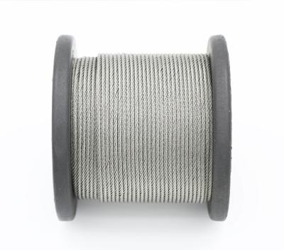 China High Quality Galvanized Steel Wire Rope 3mm MANUFACTURING 7*19 Diameter for sale