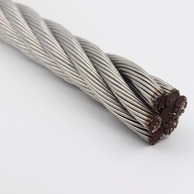 China Good quality and price of stainless steel wire ropes rod rope in transmission straps for hanging basket for sale