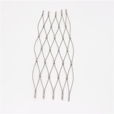 China Hot Selling Rope Wire Rope Fence Stainless Steel Mesh Net for sale