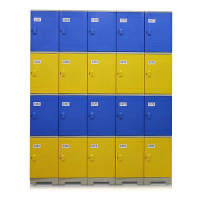 China Ambient Color Gym School Gym Cheap Clothes Electronic Custom Cabinet Storage Locker Made Of ABS Plastic Eco-friendly for sale