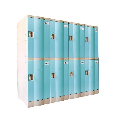 China School Staff Storage Locker ABS Plastic Material Corrosion Resistant Lockers For Employees for sale