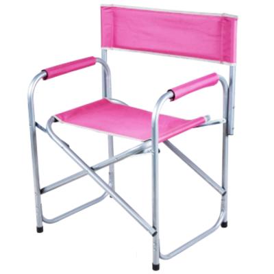 China Modern Pink Girl Like Aluminum Folding Manager Chair for sale