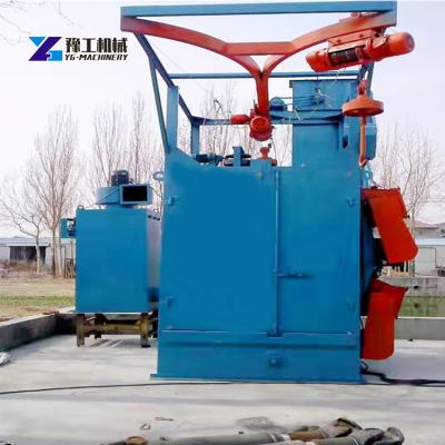 China Building Material Shops Alloy Wheel Edges Spinner Hanger Automatic Abrasive Shot Blasting Machine for sale