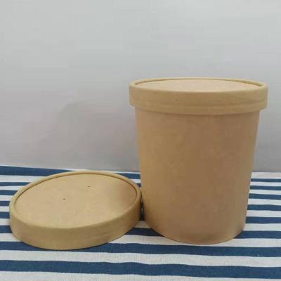 China 2022 Biodegradable Disposable Food Grade Leak Proof Frozen Yogurt Wrapping Paper Eco Friendly Bowl for sale