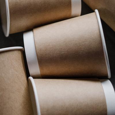 China 2022 Hot Selling Disposable Brown Paper Cup Custom Coffee Maker Wholesale Custom Copy From Supplier for sale