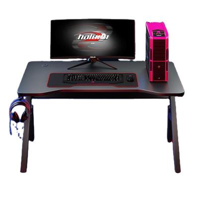 China Foldable E-sports table and chair combination set desktop simple computer table home game desk for sale