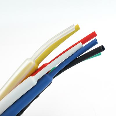 China PE Diameter 12mm Heat Shrink Tube 4:1 Ratio Thick Double Wall Glue Waterproof Wire Wrap Insulated Adhesive Striped Cable Slveeve for sale