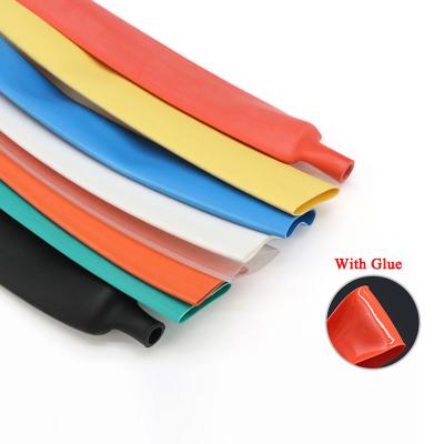 China Double Wall 3:1 Heat Shrink Tube With Glue Tube Colorful Waterproof Double Wall Tubing 1.6-50mm Shrink DIY Shrink Tube Kit for sale