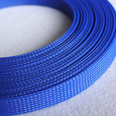 China Excellent Electrical Insulation Cable Sleeve PET Braided Sleeves Expandable Wire Wrap Insulated Sleeving Protector Harness Nylon High Density Tight Sleeving for sale