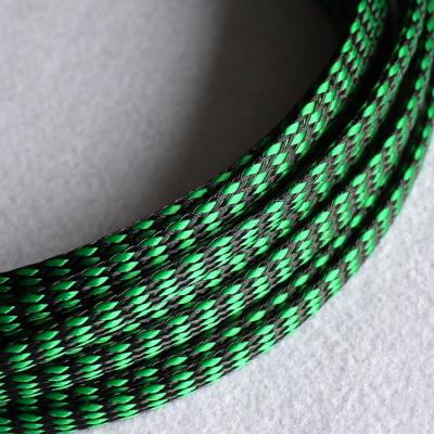 China Colorful Soft Braided Wires PET Expandable Sleeving Cotton Cable PP Protect Hot Sale Braided Sleeves for sale