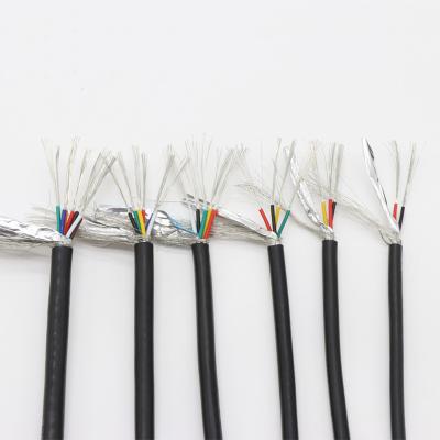 China Electronic UL2464 Shielded Wire Channel Voice Line 2/3/4/5/6*8 Core Signal Copper Control Cable 26AWG 24AWG 22AWG Sheathed Wire for sale