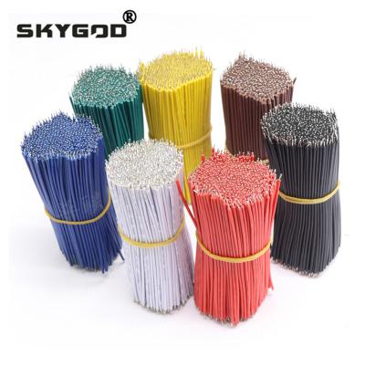 China Durale 24/22AWG Electron Welding Cable PVC Insulated Fly Jumper Wire Stamped Conduit Connector Copper Line Colored for sale