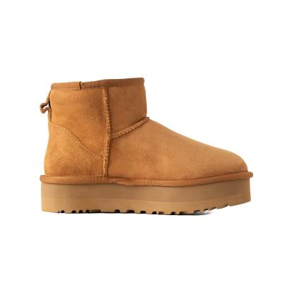 China 2023 new fashion trend ladies classic short short tuboots star with the same shoes sheepskin wool platform ug snow boots1134991 for sale