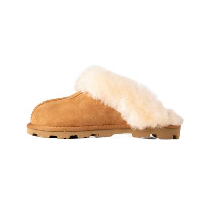 China 2023New fashion trend ladies in autumn and winter are comfortable and warm. Mao Mao slippers for use outside the home with a flat bottom 1130876. for sale