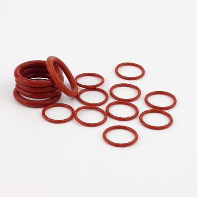 China Manufacturer Custom High Temperature Resistance O Ring Sleeve Lip SE Seal Silicone O Ring Red White for sale