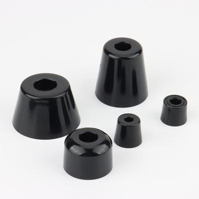 China China Manufacture Industrial / Home Appliance / Furniture Casting Black Cylindrical Synthetic Rubber Support Feet for sale