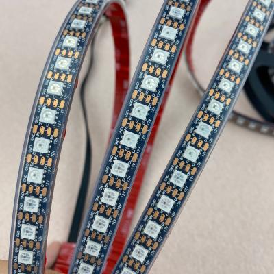 China Hotel DARKEN Addressable Full Color PCB 96leds/m WS2815 DC12V RGB 5050 LED Strip; 3m/reel; epoxy resin filled in tube; IP68 for sale