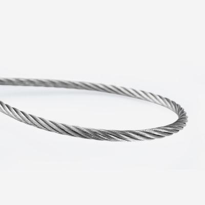 China Uniform Bright Outdoor High Quality Stainless Steel Wire Rope For Rope Control for sale