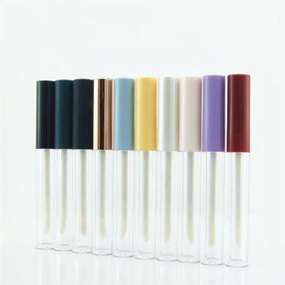 China Packaging Cosmetics Wholesale Single Size Quality Quality Cosmetic Transparent Lip Gloss Bottle for sale