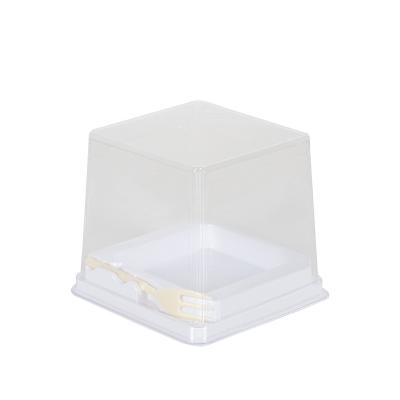 China Wholesale Eco-Friendly Recyclable Large Square Decorative 10x10x10 Cake Box And Base for sale