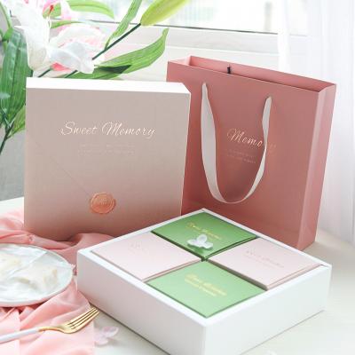 China Recyclable Customize Biodegradable Cute Mini Vending Moon Cake Box Packaging 4 Pcs for sale