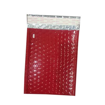 China Nice Printing Wholesale Colorful Ads Padded Packaging Bubble Wrap Red Shipping for sale